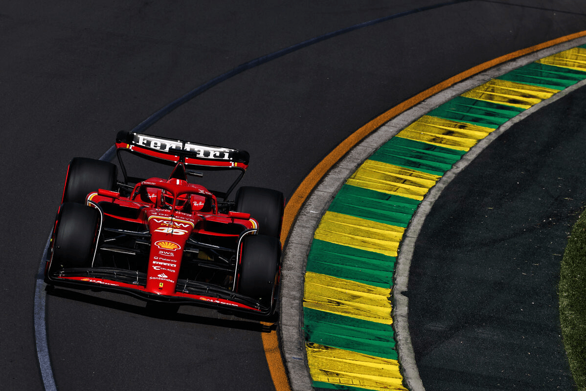 Leclerc Ferrari GP Australia 2024