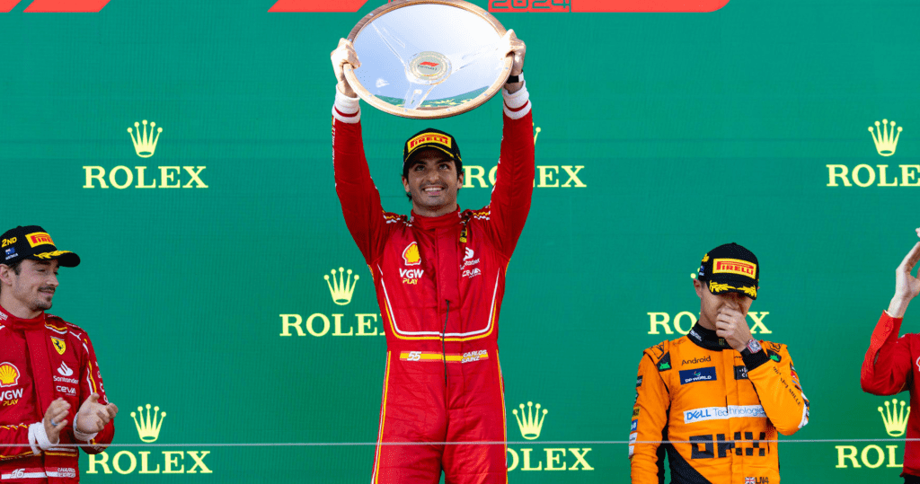 sainz leclerc norris australia