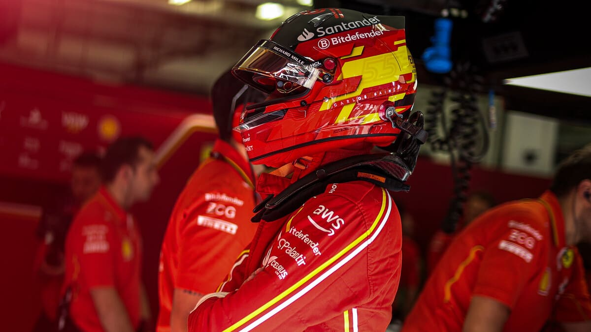 sainz qualifiche gp bahrain ferrari x 1