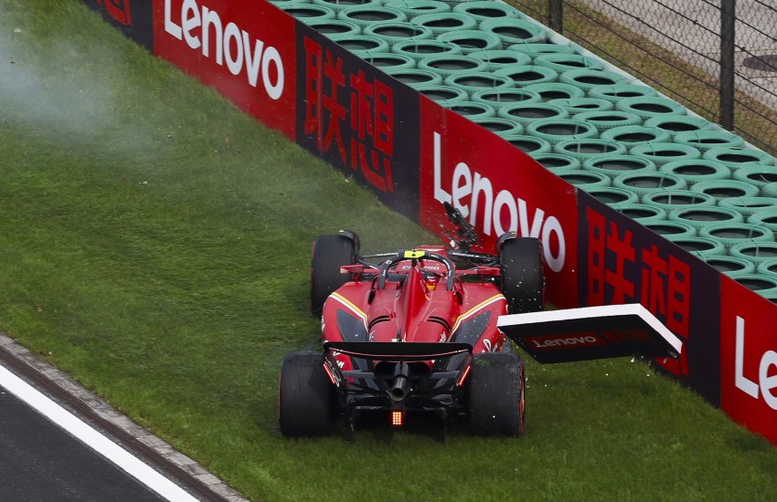 Incidente sainz cina 2024