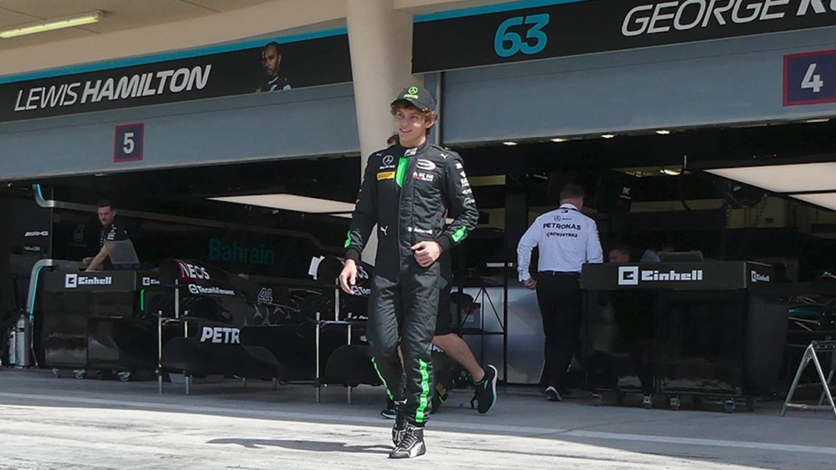 Kimi Antonelli Mercedes test F1 2024 cosa dice regolamento non puo correre prossimi sei mesi minorenne 1200x675 1