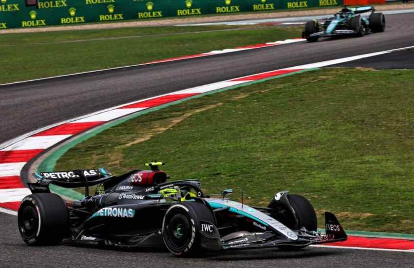 Lewis Hamilton Mercedes GP Cina 2024