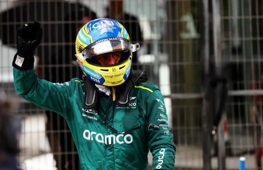 Fernando Alonso Asron Martin Sprint Qualifying GP Cina