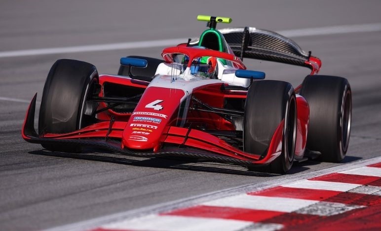 formula 2 test bagnati antonelli primo dei rookie in bah rain 18422 1 1