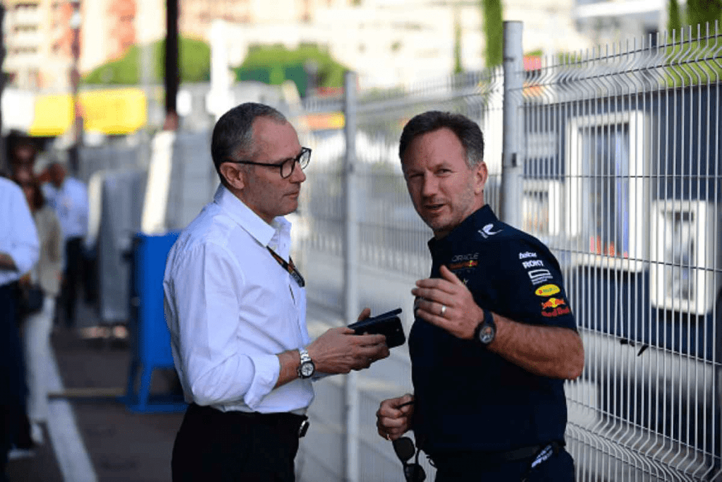 Stefano Domenicali analizza i numeri della F1 negli ultimi anni e commenta il dominio Red Bull, evitando di parlare del caso Horner 