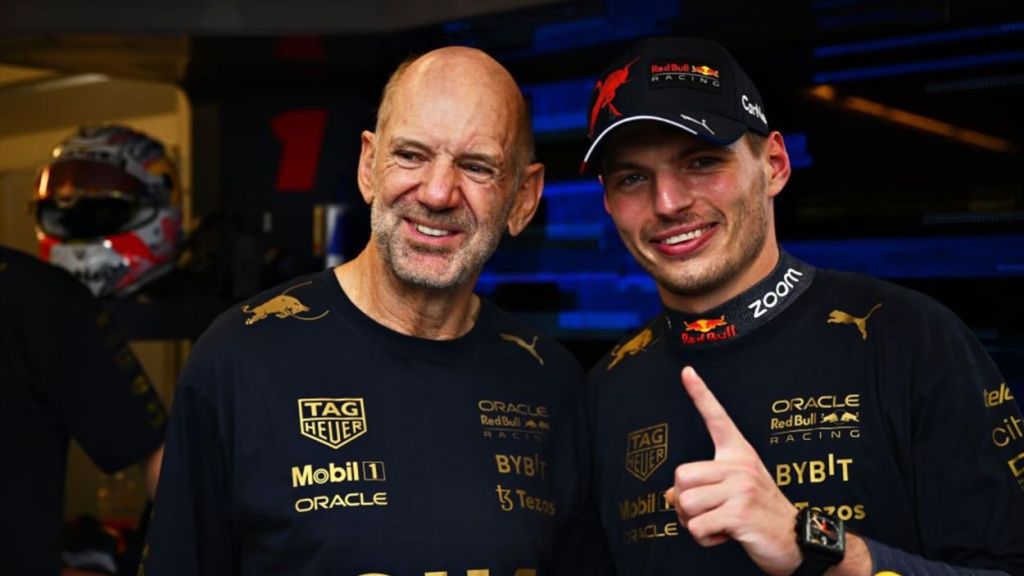 Max Verstappen e Adrian Newey