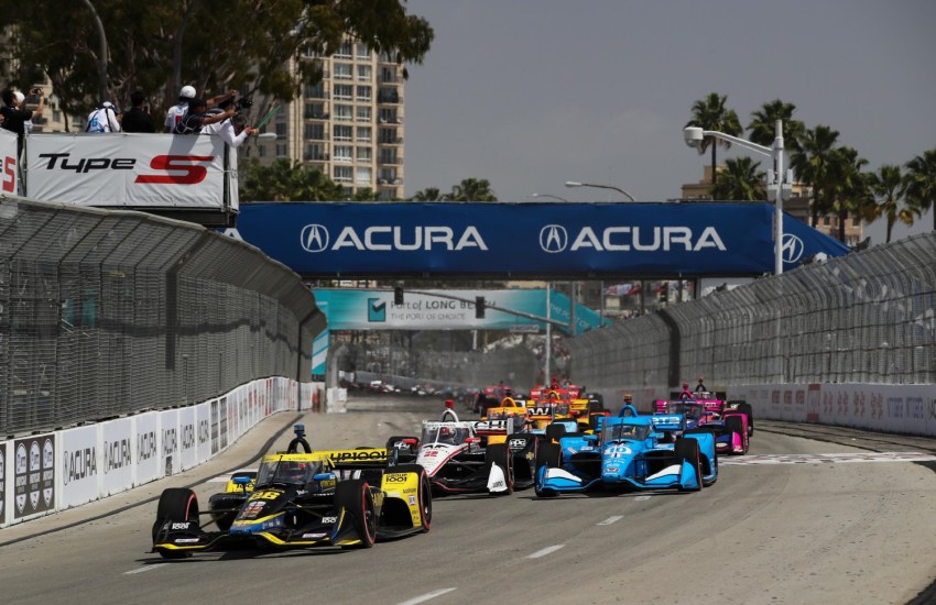start colton herta josef newgarden and alex palou acura grand prix of long beach by joe skibinski