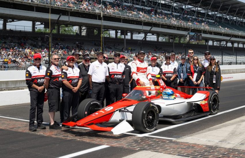 Il team Abel Motorsports, alla 500 miglia del 2023
