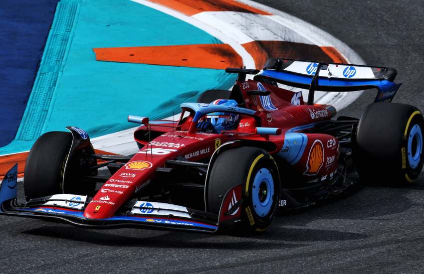 Ferrari Leclerc Miami F1