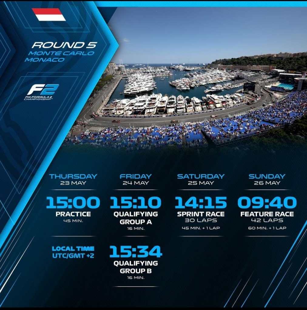 Back to back per Formula 2 e Formula 3, protagoniste insieme alla F1 questo fine settimana in quel di Montecarlo una settimana dopo il weekend di Imola