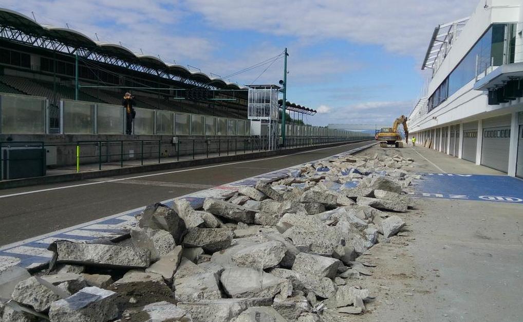 Lavori Hungaroring