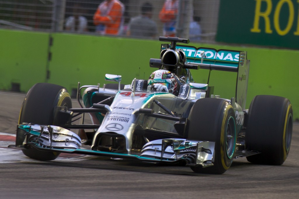 Lewis Hamilton 2014 Singapore FP1