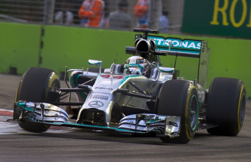 Lewis Hamilton 2014 Singapore FP1