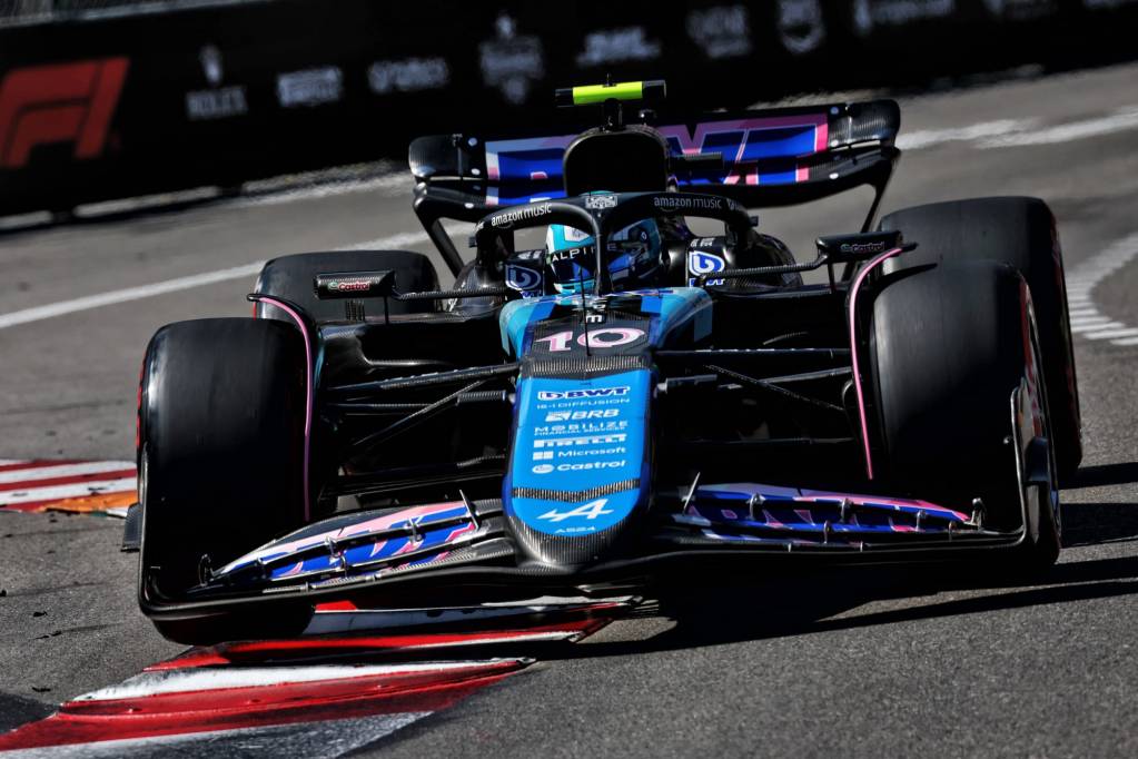 Gasly impeganto nel GP di Monaco 2024