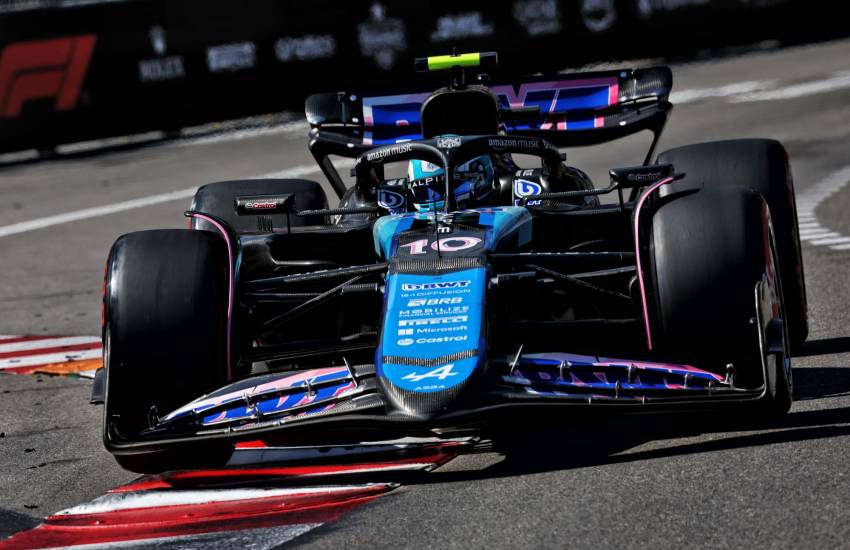 Gasly impeganto nel GP di Monaco 2024