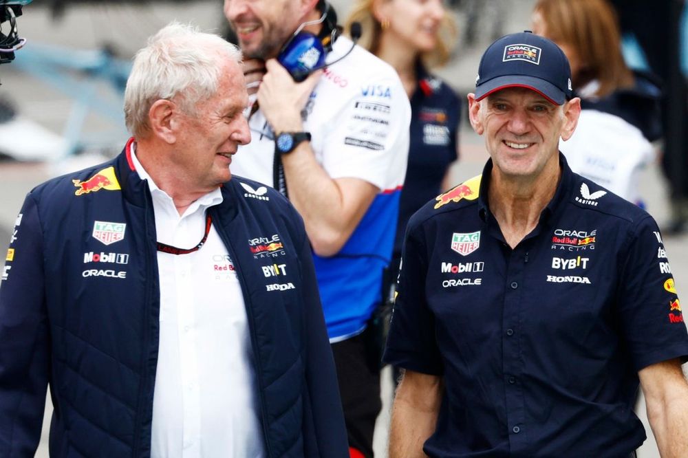 Helmut Marko e Adrian Newey