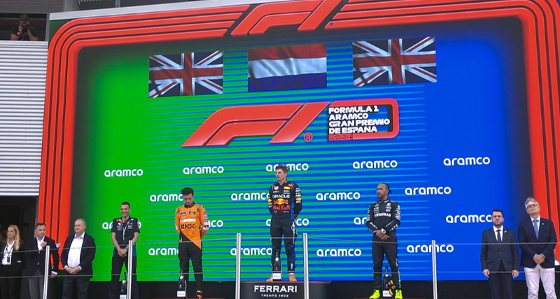 In Spagna vince Max e non la Red Bull Ferrari, c'è da lavorare (Foto account X Formula 1)