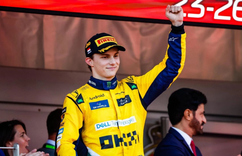 Piastri Monaco podio