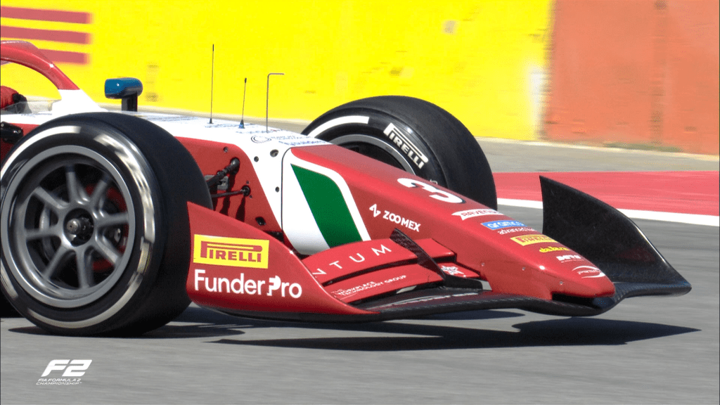 Al termine del primo ed unico turno di prove libere di Formula 2 al Montmeló è Aron che guida il gruppo in 1° posizione, davanti a Fittipaldi e Colapinto