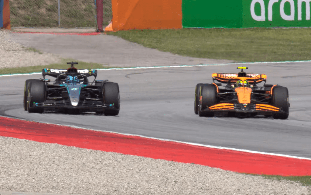 Lewis Hamilton ha dichiarato che la decisione di accorciare una zona DRS al Circuit de Catalunya ha reso i sorpassi più difficili per i piloti durante la gara.