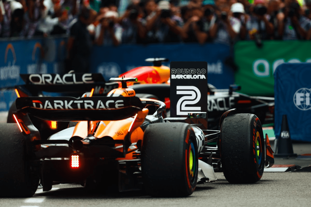 Nonostante Lando Norris sia stato battuto nella corsa alla vittoria nel Gran Premio di Spagna, la Ferrari ritiene che la McLaren ora possieda l'auto più impressionante.