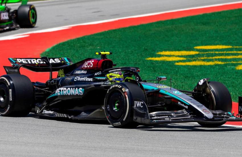 mercedes lewis hamilton 2024 spanish grand prix