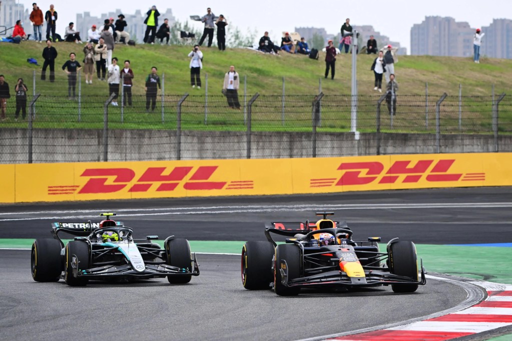 W15 Mercedes Toto Wolff Max Verstappen RB20