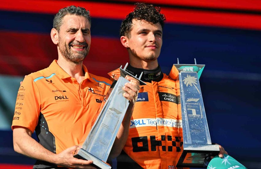 Andrea Stella Lando Norris McLaren GP Miami 2024