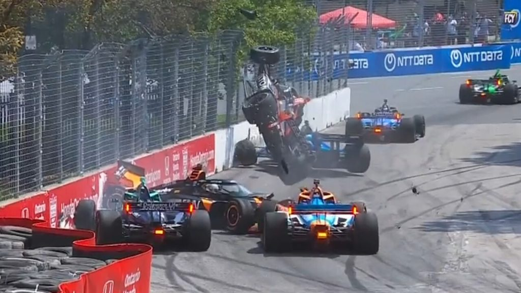 Indycar incidente Toronto
