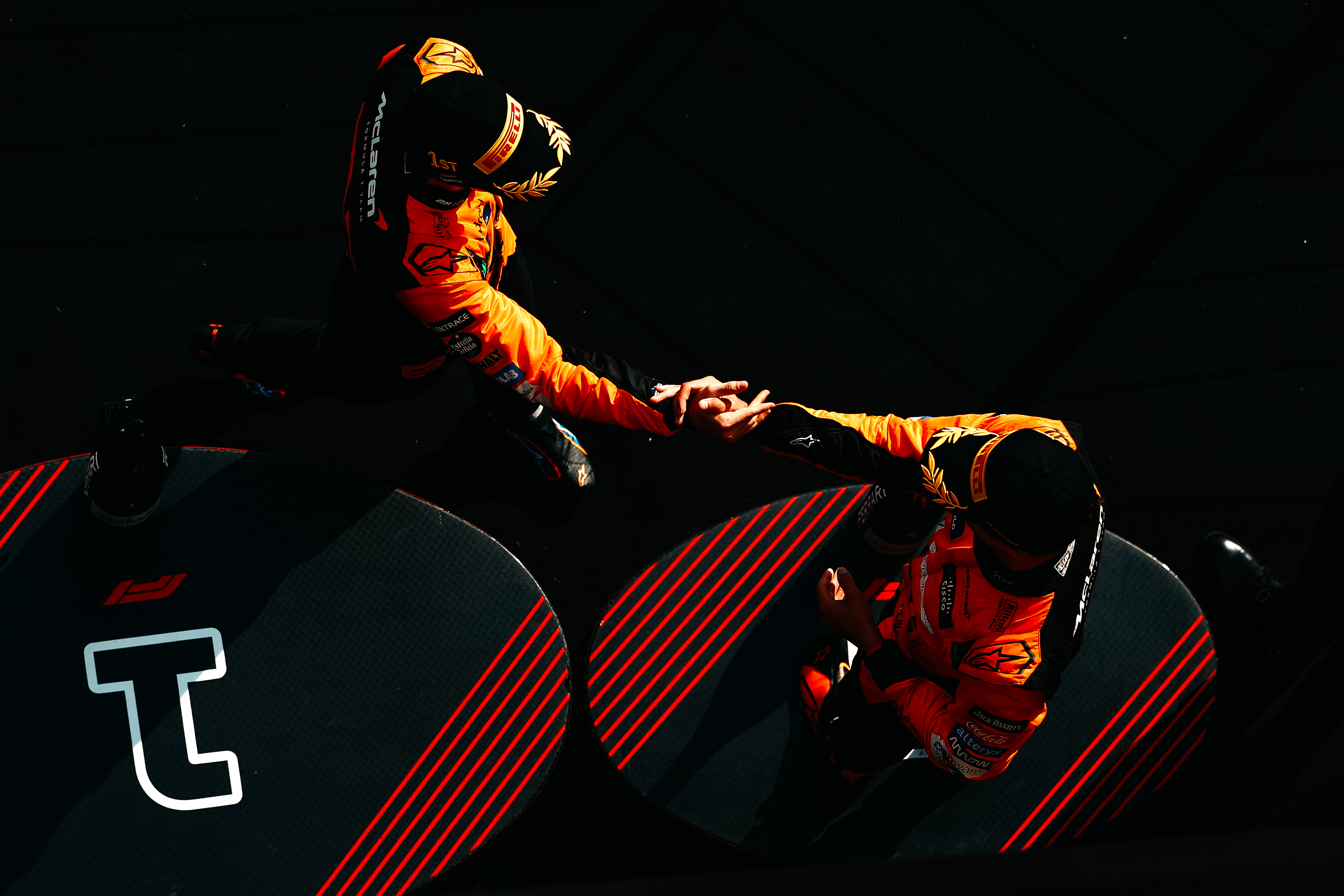 Piastri e Norris McLaren podio GP d'Ungheria