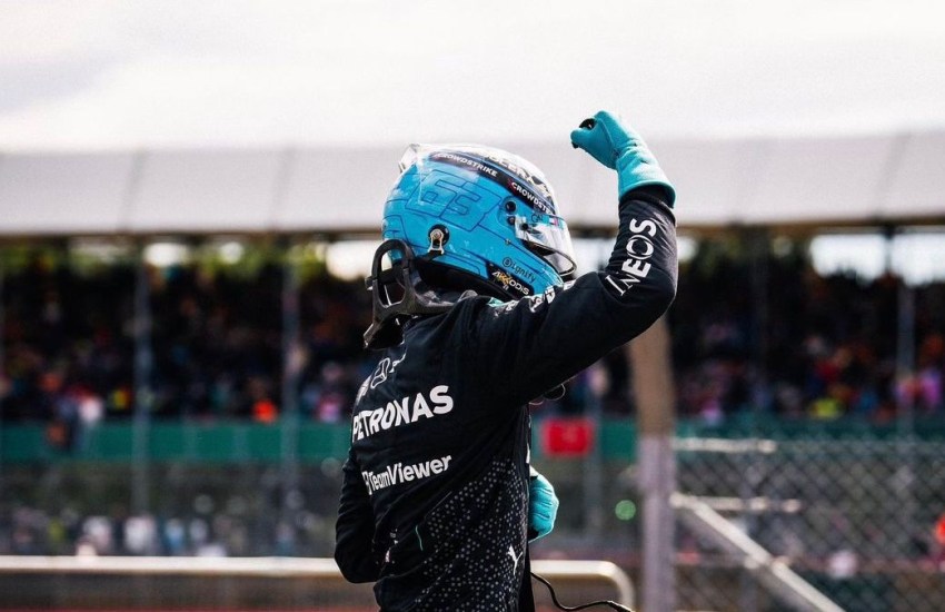 russell pole position