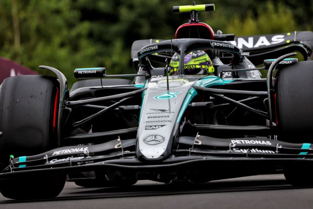 Lewis Hamilton a Spa