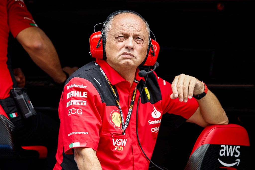 Frederic Vasseur in Ferrari