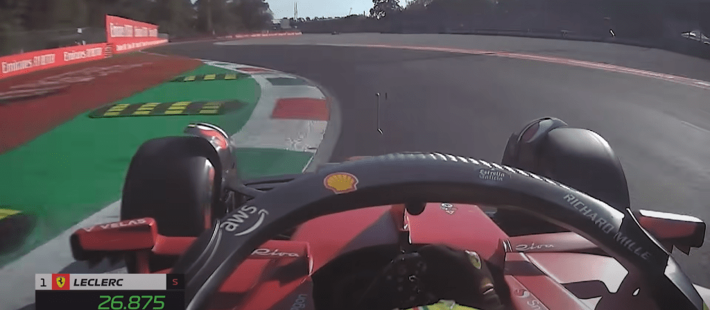 Ferrari F1-75 a Monza