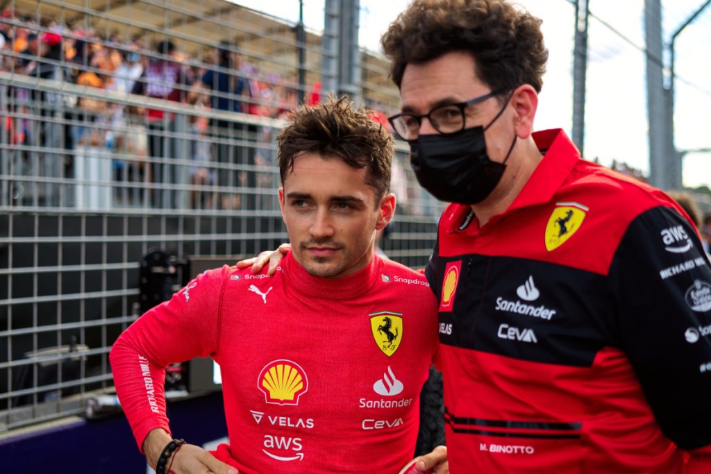 charles leclerc mattia binotto