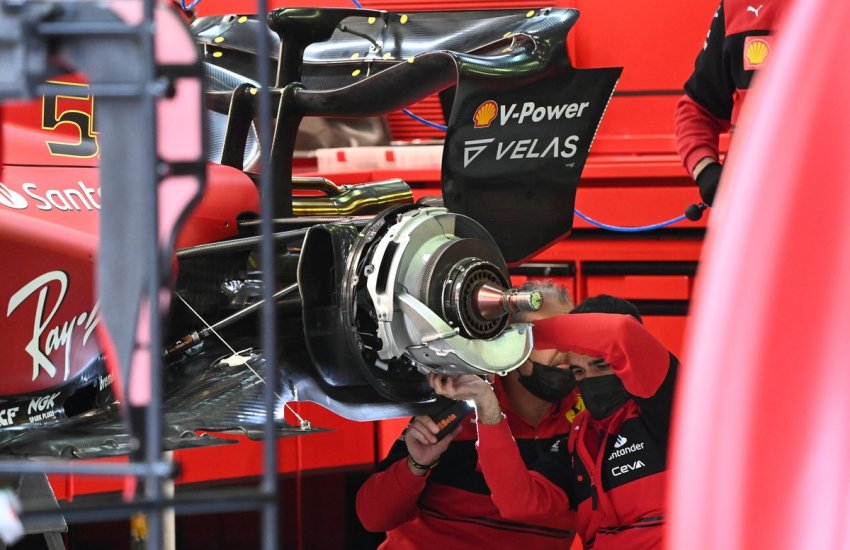 ferrari f1 75 brake drum detai 11