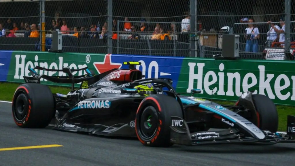 Lewis Hamilton a Zandvoort