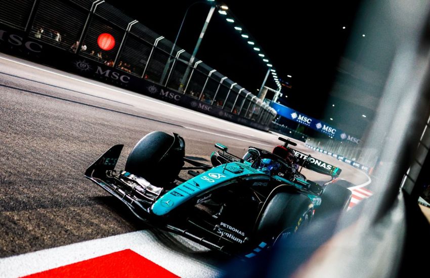 George Russell Mercedes GP Singapore 2024