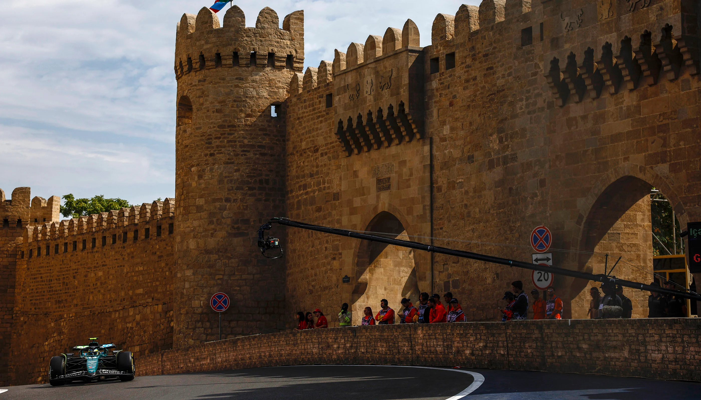 Fernando Alonso Aston Martin Prove Libere GP Azerbaijan Baku 2024