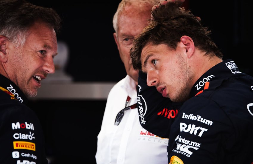 Verstappen e Horner