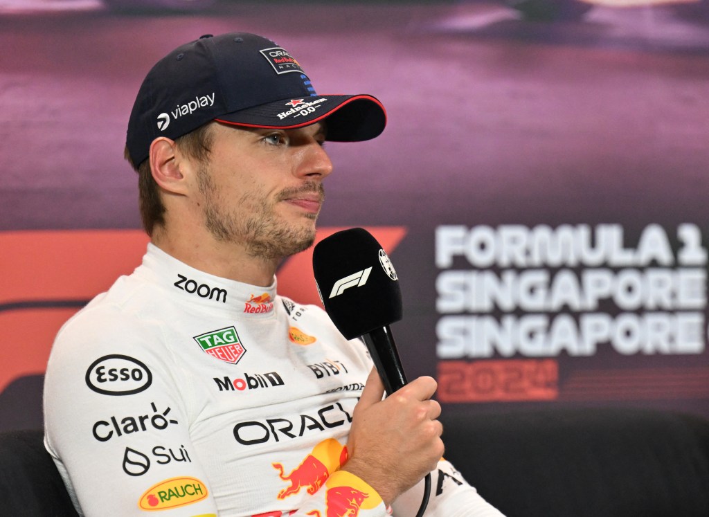 Verstappen during Press Conference