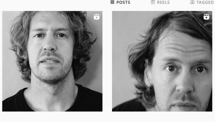 Il profilo Instagram di Sebastian Vettel e il asuo incredibile annuncio.