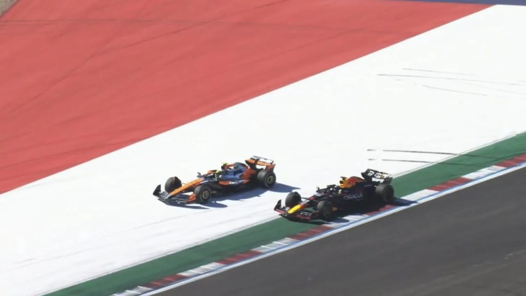 Lotta Norris-Verstappen dall'alto