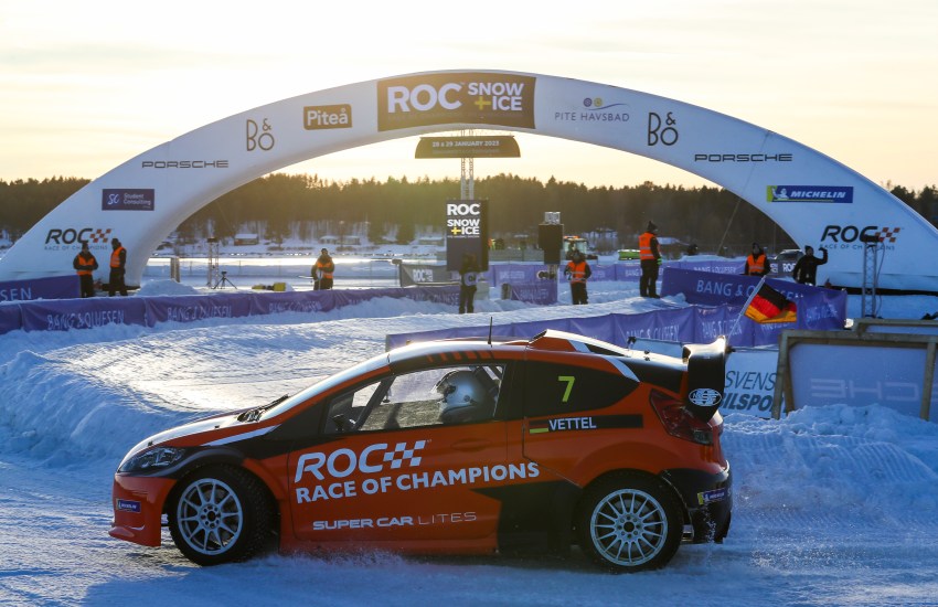 Sebastian Vettel GER driving the Supercar Lites during the Race Of Champions 2023 at Pit
