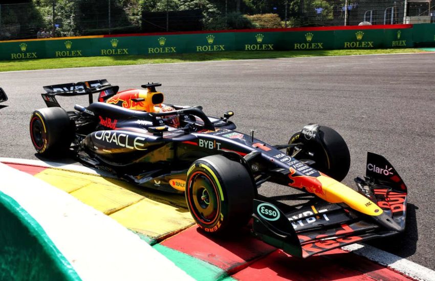 Verstappen RedBull Beglio F1