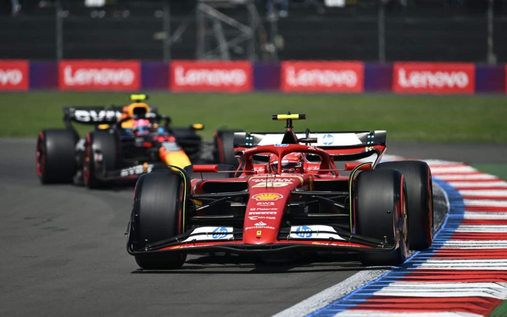 Sainz e Perez, Ferrari e Red Bull, GP Messico