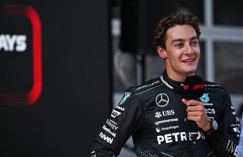 george russell post interview 1