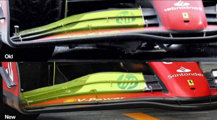 Ala anteriore Ferrari Singapore