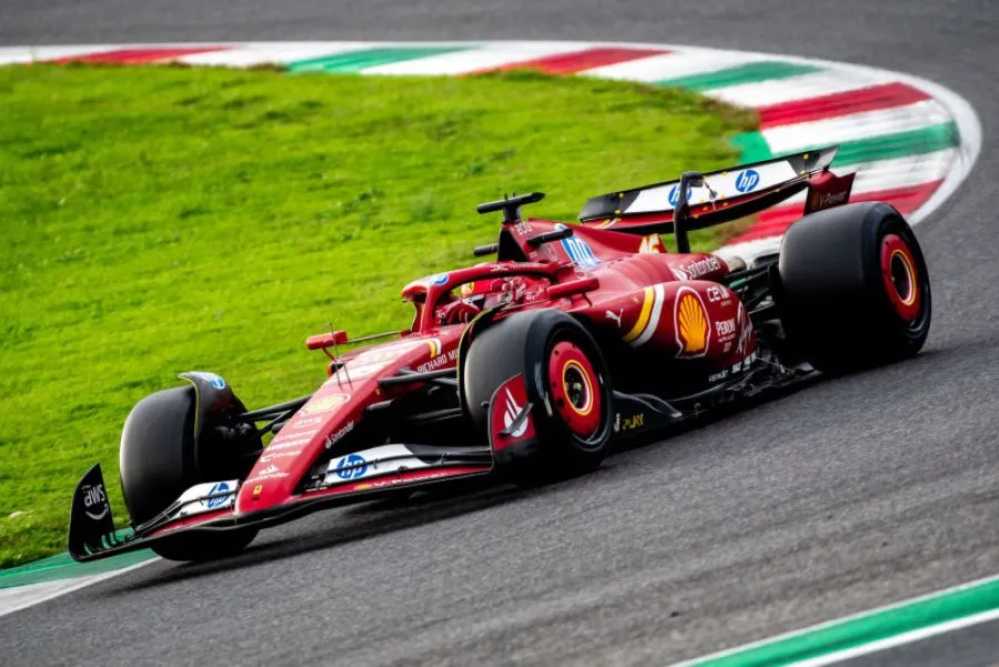 Ferrari SF24 durante i test al Mugello