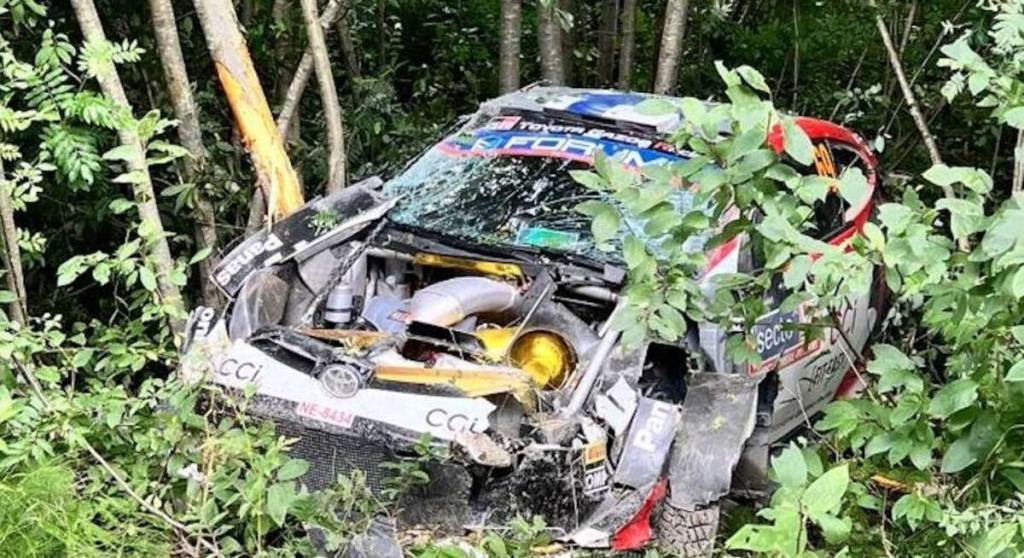 rovanpera crash finland dirtfish
